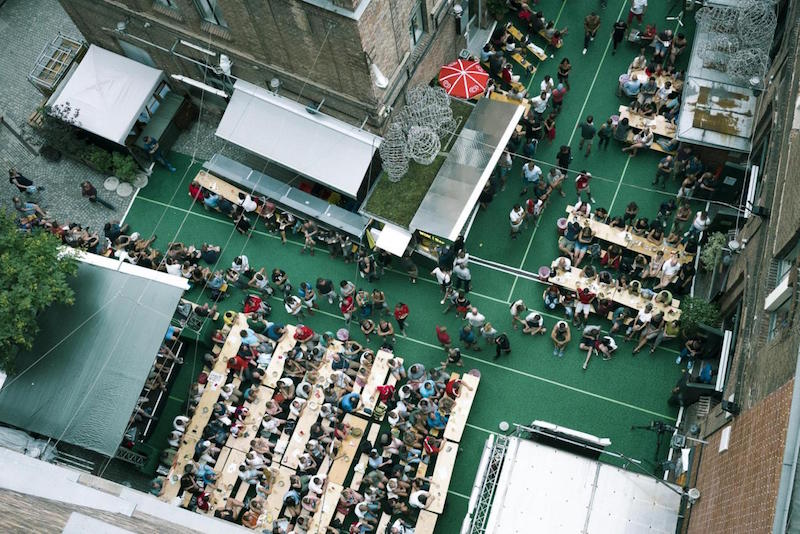 Public Viewing Wien: WM-Quartier im WUK