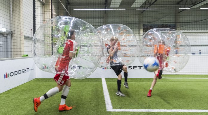 Funsportart Bubble soccer